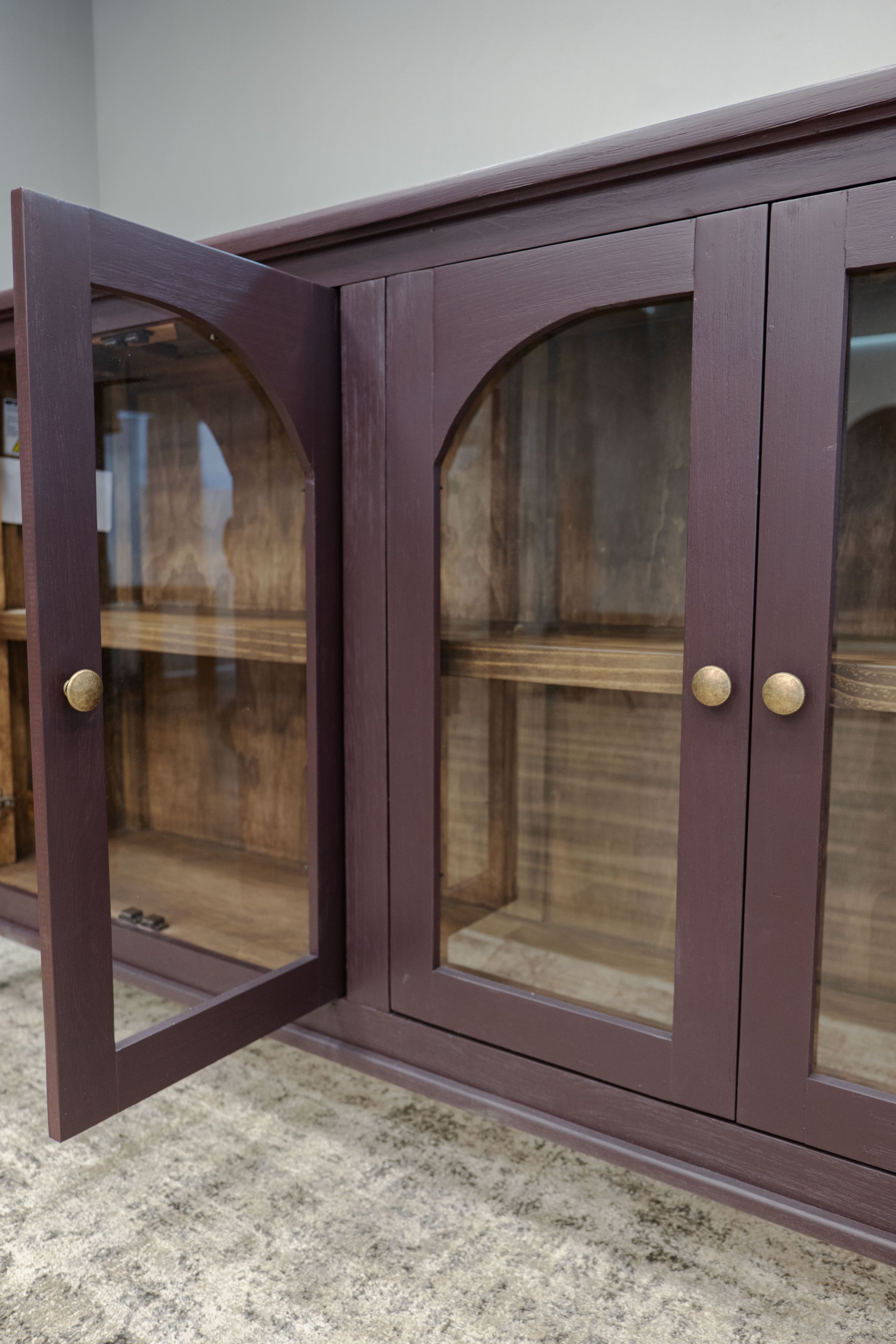 International Furniture Direct Genova 4-Door Console