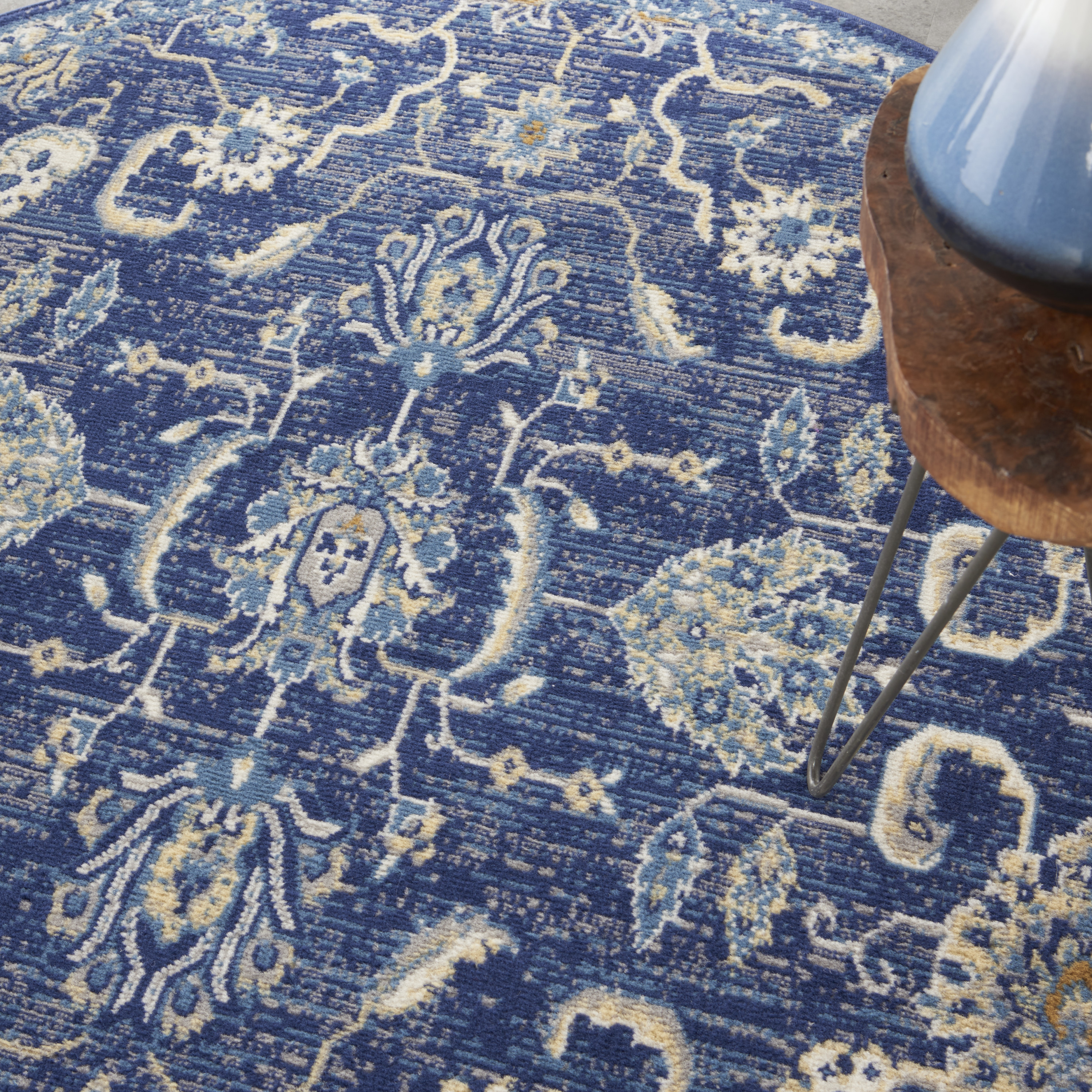 Nourison Grafix 5'3" Round  Rug