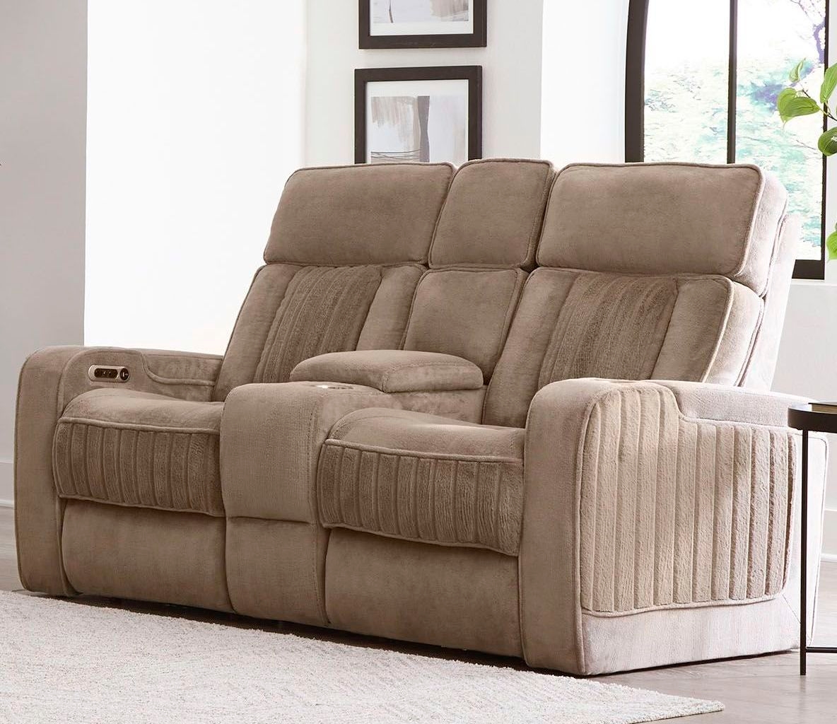 Parker Living Equinox Power Reclining Console Loveseat