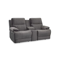 Kenaston Casual Console Loveseat Recliner Power with Power Headrest and Power Lumbar