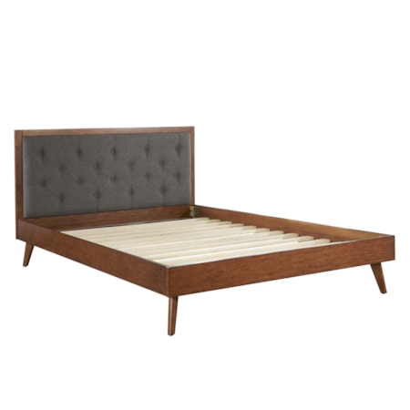 Queen Upholstered Platform Bed