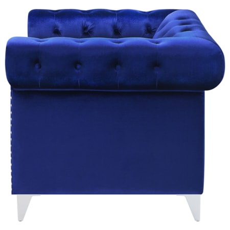 Bleker Tuxedo Arm Tufted Accent Chair