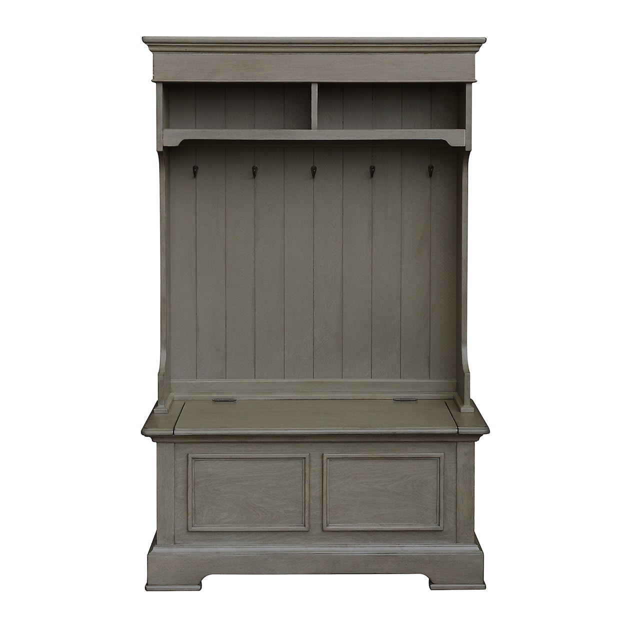 Accentrics Home Accents Grey Hall Tree with Storage