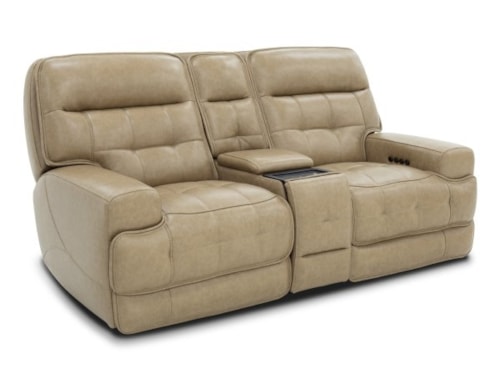 Casual Power Reclining Loveseat with Console and Zero Gravity