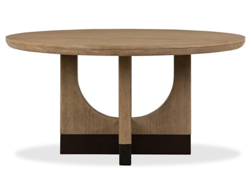 Transitional 60" Round Dining Table