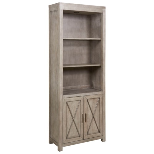 Transitional Bunching Bookcase
