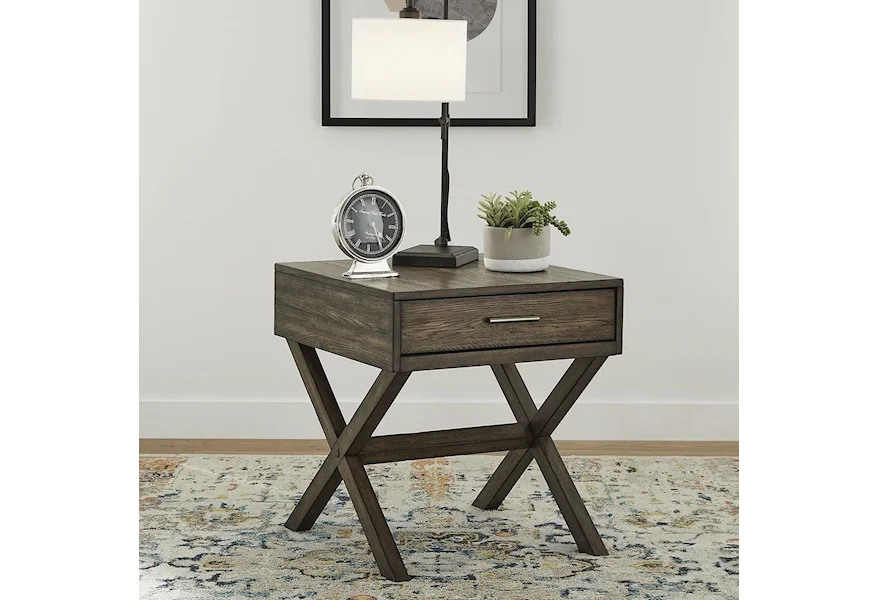 Lennox Drawer End Table by Liberty Furniture at VanDrie Home Furnishings