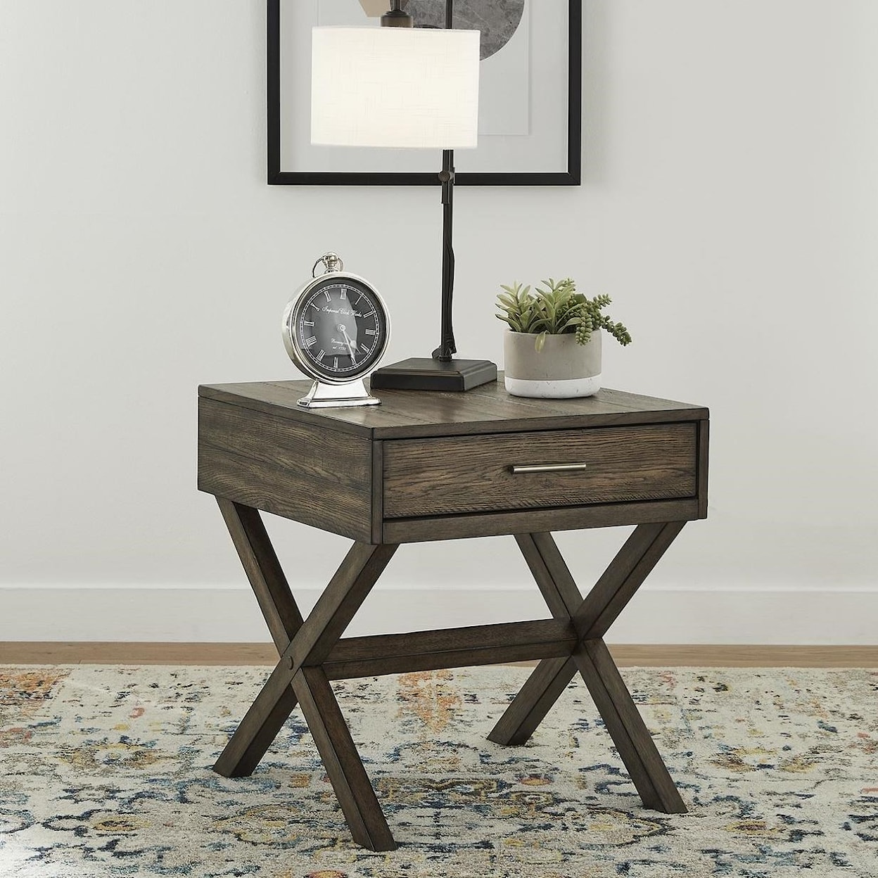 Liberty Furniture Lennox Drawer End Table