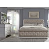 Liberty Furniture Abbey Park 3-Piece Upholstered Queen Sleigh Bedroom Set