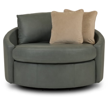 Upholstered Swivel Accent Chair