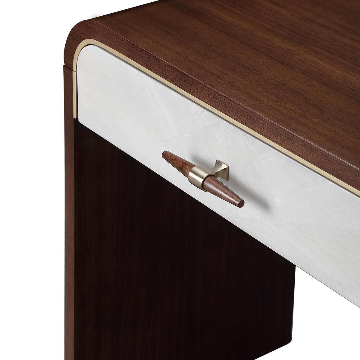 Michael Amini Houston Two-Drawer Vanity Desk