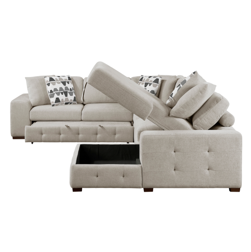 Homelegance Raife 4-Piece Sectional Sofa