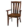 Archbold Furniture Amish Essentials Casual Dining Lewis Dining Arm Chair