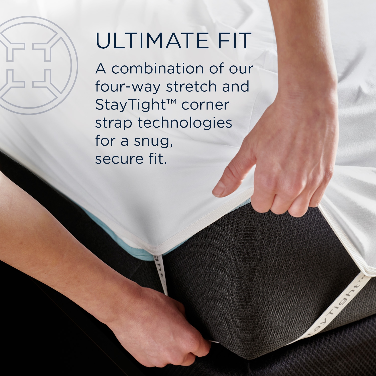 Tempur-Pedic® TEMPUR Breeze Cooling Sheet Set TEMPUR breeze cooling Sheet Set White