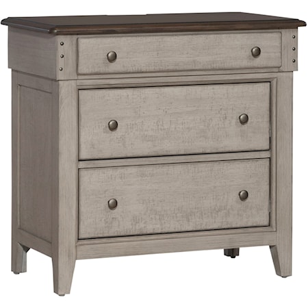 3-Drawer Bedside Chest