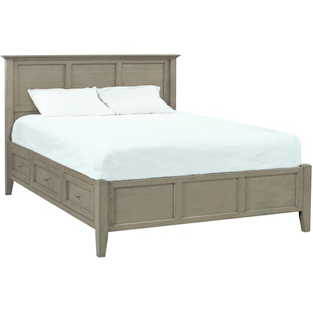 King Storage Bed