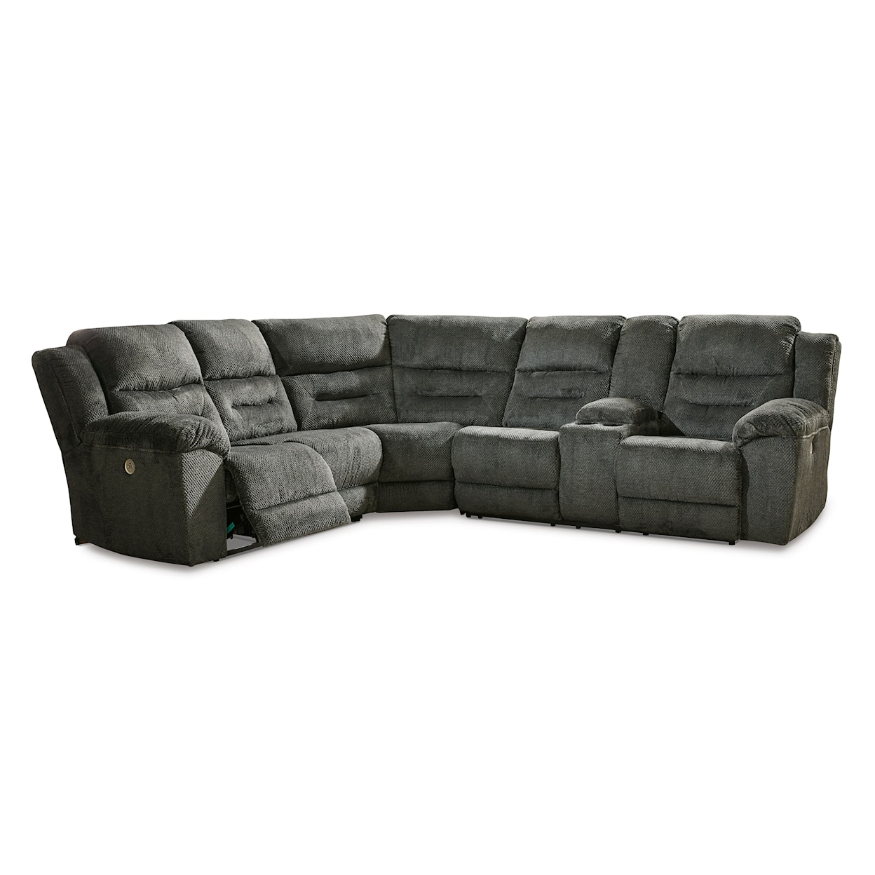 Ashley Furniture Signature Design Nettington 3-Piece Power Reclining Sectional