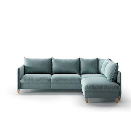 LAF Loveseat Sleeper + RAF Chaise Sectional