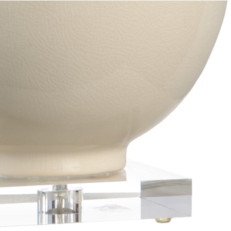 Astor Vase Lamp - Cream