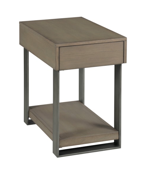 Contemporary Chairside Table with Drawer