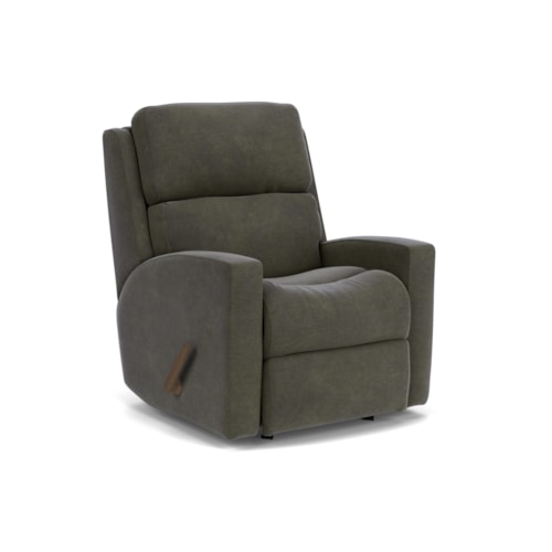 Contemporary Casual Rocking Recliner