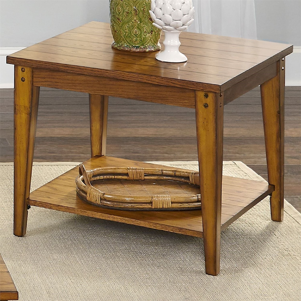 Liberty Furniture Lake House Square Lamp Table