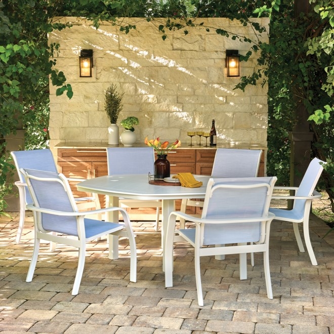 Stacking Sling Dining Armchair