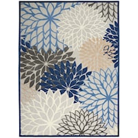 10' x 14' Blue/Multicolor Rectangle Rug