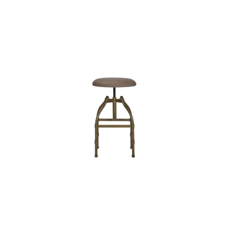 Adjustable Height Barstool With No Welt