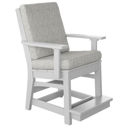 Deep-Seating Balcony Chair