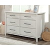 Sauder Summit Station Six-Drawer Dresser