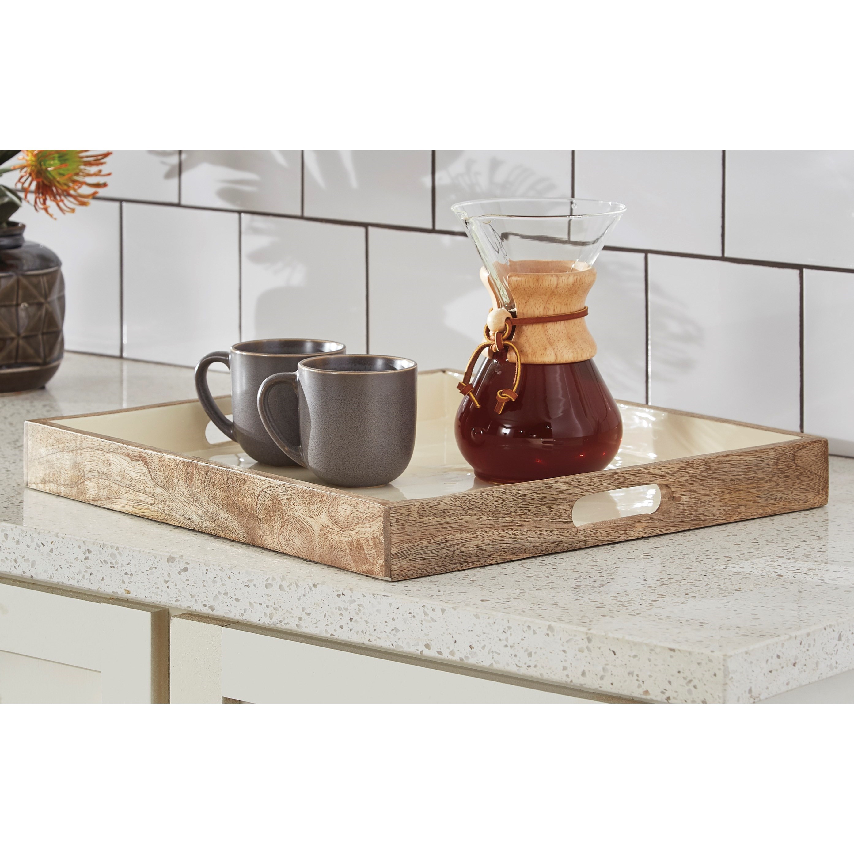 Moria Natural/White Tray