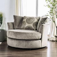 Transitional Swivel Chair