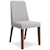Signature Design by Ashley Furniture Lyncott Mid-Century Modern Dining Chair in Charcoal Fabric