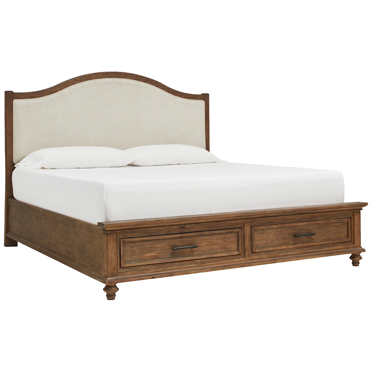 Aspenhome Hensley California King Arched Panel Bed