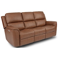 Leather Triple Power sofa (Power recline/power headrests/power lumbar) and Zero Gravity