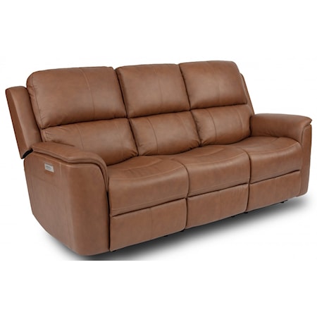 Power Headrest & Lumbar Reclining Sofa