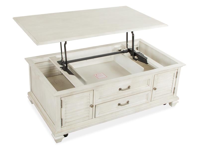 Magnussen Home Newport Lift Top Storage Cocktail Table