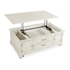 Magnussen Home Newport Occasional Tables Lift Top Storage Cocktail Table