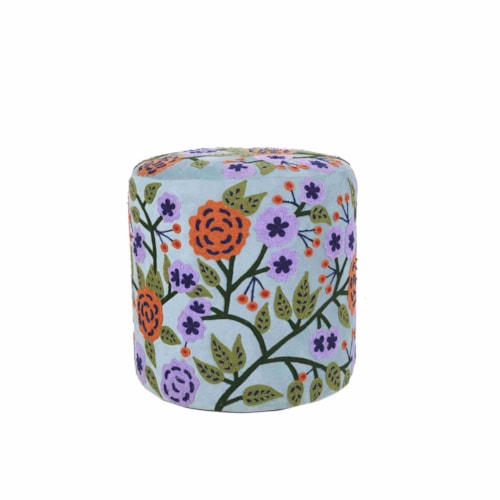 Global Embroidered Ottoman