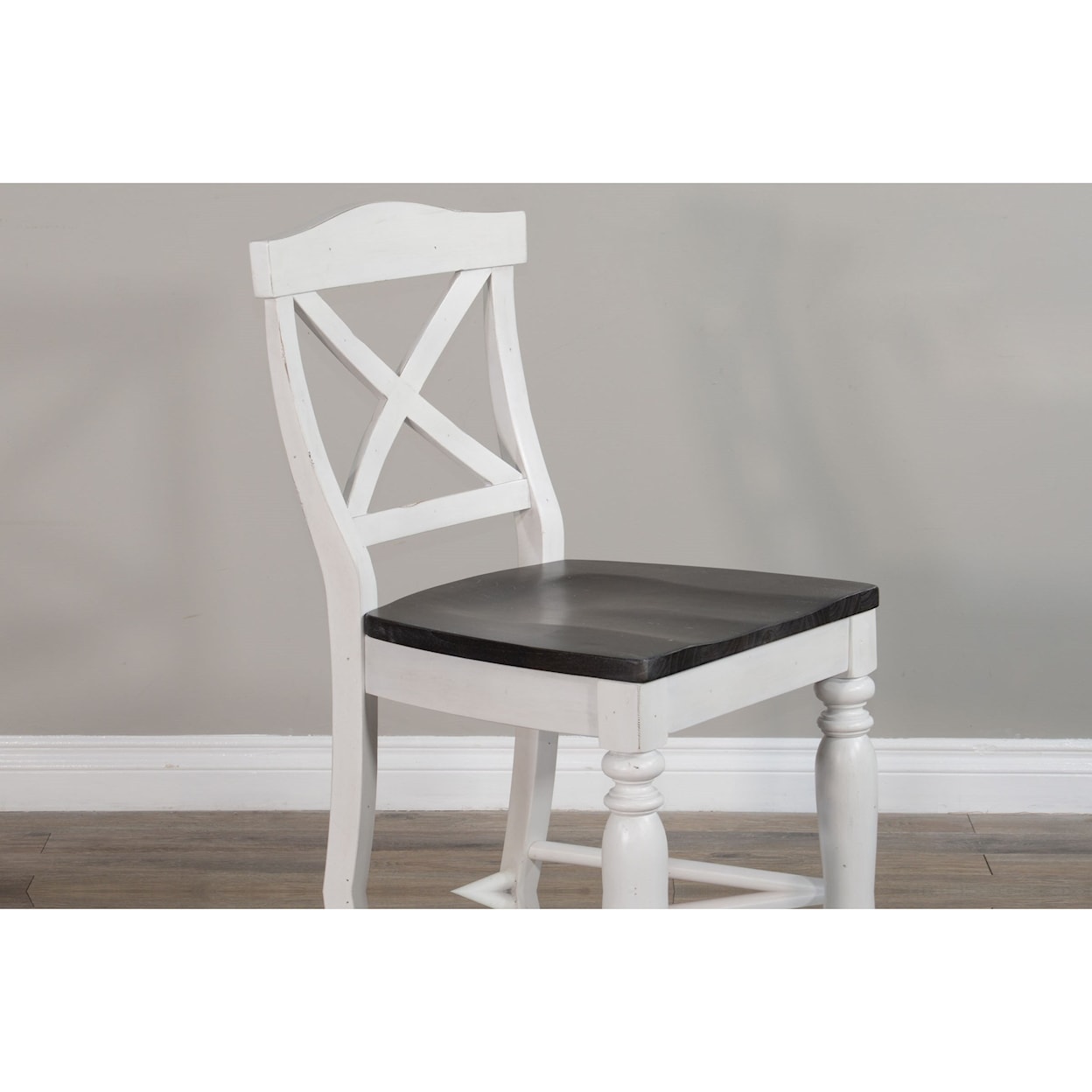 Sunny Designs Carriage House Crossback Barstool