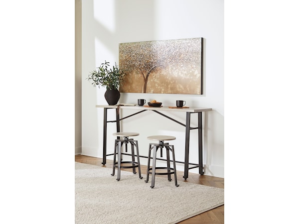 3-Piece Long Counter Table Set