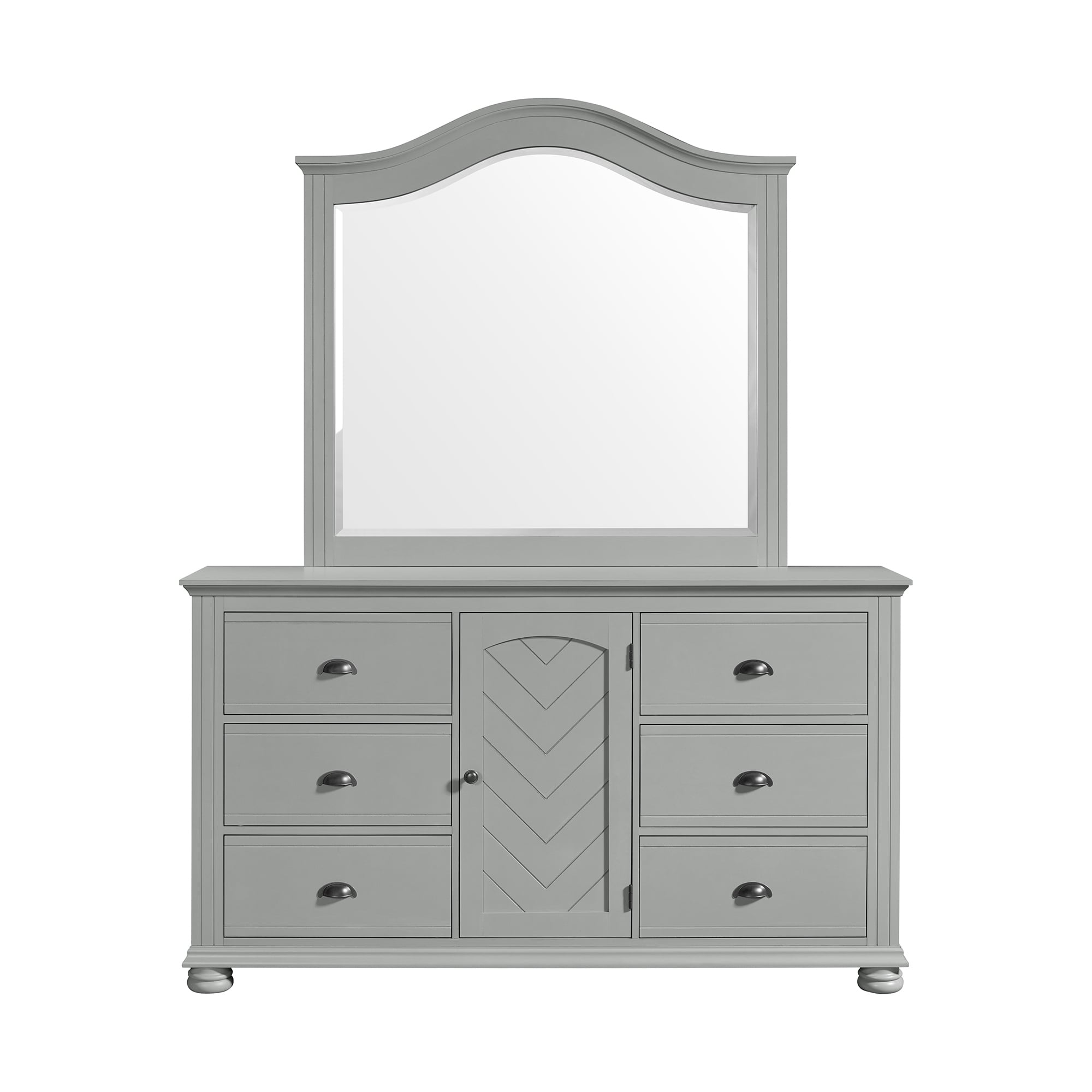 Dresser and Mirror Set