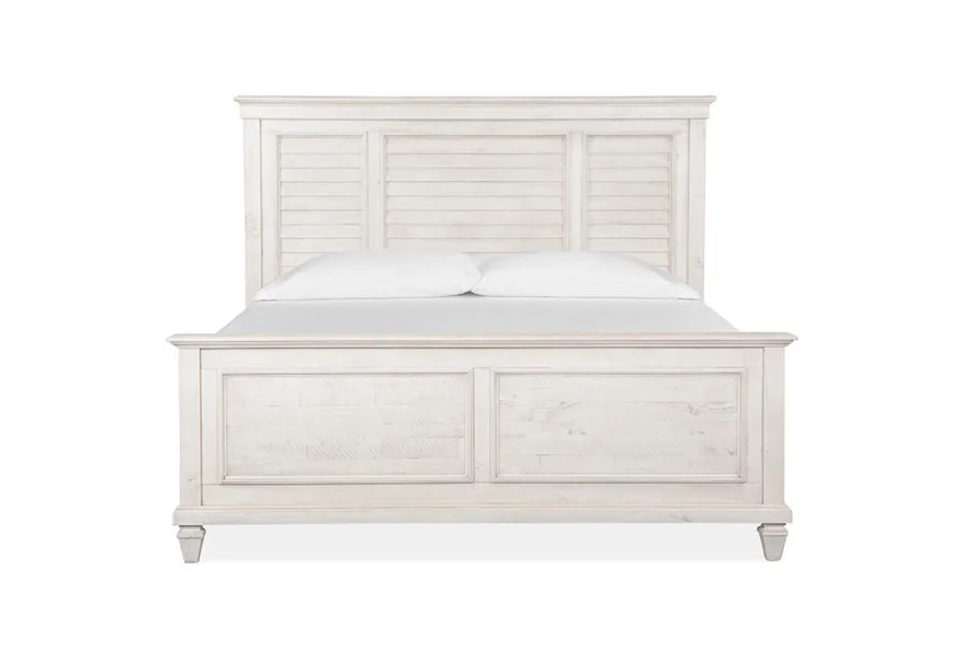 Newport Bedroom King Shutter Panel Bed by Magnussen Home at Stoney Creek Furniture 