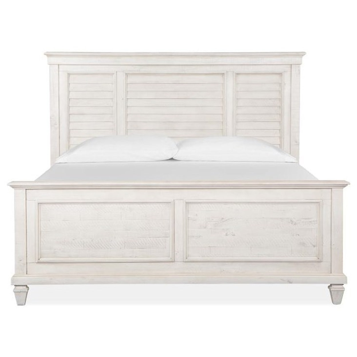 Magnussen Home Newport Bedroom King Shutter Panel Bed