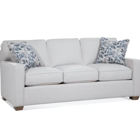 Sofa with Throw Pillows