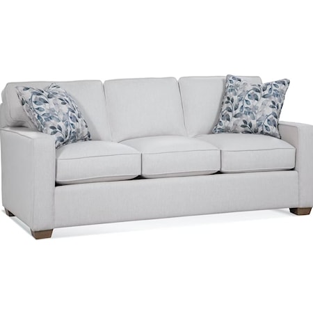 Sofa with Throw Pillows