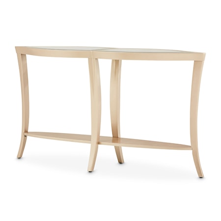 Malibu Crest Console Table - Chardonnay