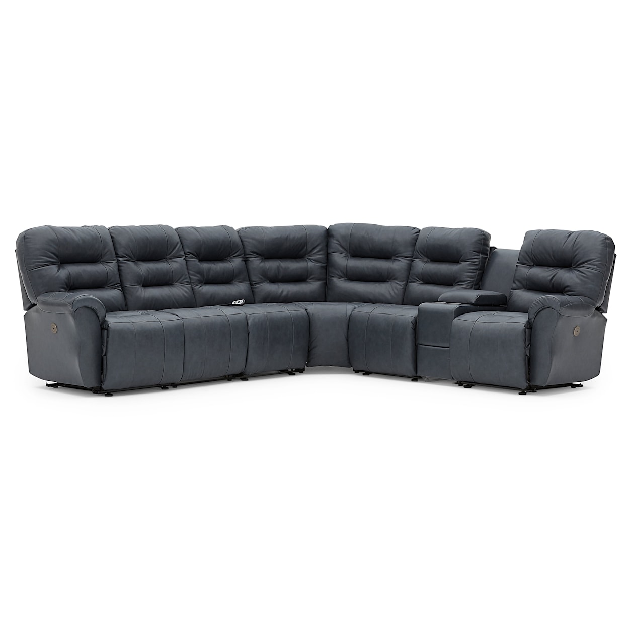 Best Home Furnishings Unity 5-Seat Reclining Sectional Sofa