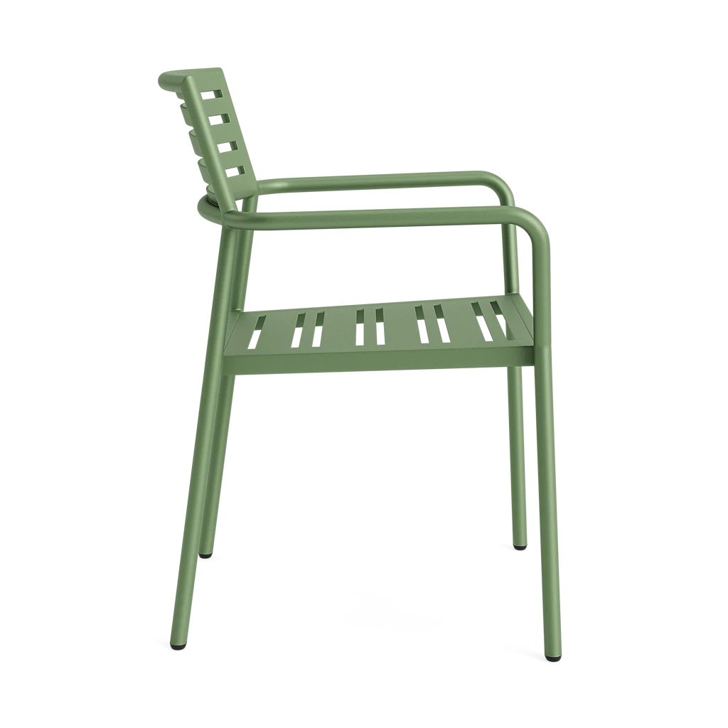 Slat Stacking Dining Arm Chair